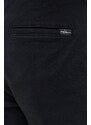 Kalhoty Hollister Co. pánské, černá barva, přiléhavé