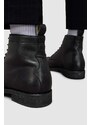 Kožené boty AllSaints Drago Boot pánské, černá barva, MF561Z