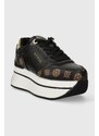 Sneakers boty Guess CAMRIO4 černá barva, FLPCM4 FAL12