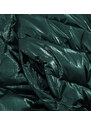Ann Gissy Krátká zelená oversize bunda se širokými rukávy (J9-016)