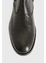 Kožené kotníkové boty AllSaints Gus Boot Lthr pánské, černá barva, MF586Z