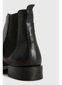 Kožené kotníkové boty AllSaints Gus Boot Lthr pánské, černá barva, MF586Z