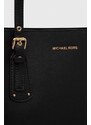 Kožená kabelka MICHAEL Michael Kors černá barva