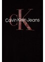 Dětské bavlněné tričko Calvin Klein Jeans černá barva, s potiskem