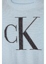 Dětský bavlněný svetr Calvin Klein Jeans lehký