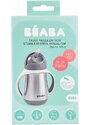 Beaba Hrnek termoizolační s brčkem nerez 250ml Mineral Grey