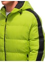 EDOTI Pánská prošívaná zimní bunda - limetkově zelená V9 EM-JAHP-0101