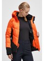 Péřová lyžařská bunda Descente Abel oranžová barva
