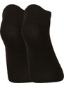 7PACK ponožky Nedeto nízké černé (7NDTPN1001)