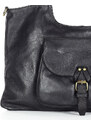 Marco Mazzini handmade Kožená kabelka přes rameno MM229 černá