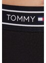 Sukně Tommy Jeans černá barva, mini, pouzdrová