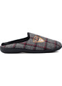 Men's grey plaid slippers Shelvt