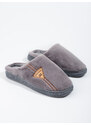 Warm grey Shelvt men's slippers