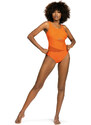 Dámské jednodílné plavky Fashion Sport S36-27 oranžové - Self