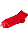 Puma 3Pack ponožky 906978 Červená/šedá/černá