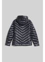 BUNDA WOOLRICH CHEVRON QUILTED HOODED JACKET