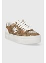 Sneakers boty Guess GIANELE4 béžová barva, FLPGN4 FAL12