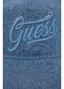 Džínová baseballová čepice Guess EBE s aplikací, W4RZ03 D5A30