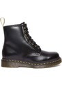 Farmářky Dr. Martens Vegan 1460 dámské, černá barva, na plochém podpatku, zateplené, DM31136001