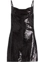 Šaty AllSaints Haddi černá barva, mini