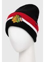 Čepice 47brand NHL Chicago Blackhawks černá barva, z tenké pleteniny