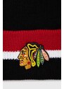 Čepice 47brand NHL Chicago Blackhawks černá barva, z tenké pleteniny