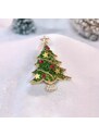 Éternelle Luxusní vánoční brož ve tvaru stromečku