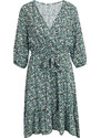 Zelené dámské vzorované šaty se zavazováním ORSAY - Dámské