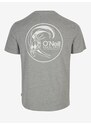 ONeill Šedé pánské žíhané tričko O'Neill Circle Surfer - Pánské