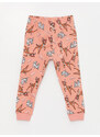 LC Waikiki Crew Neck Long Sleeve Bambi Printed Baby Girl Pajama Set