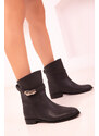 Soho Black Women's Boots & Booties 18404