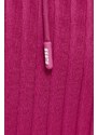 Mikina Guess ANNEKA dámská, růžová barva, s kapucí, hladká, V4RQ03 KC2U2