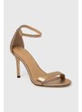Kožené sandály Lauren Ralph Lauren Allie zlatá barva, 80291200000000000