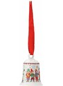 Porcelánový mini zvonek motiv Zpěváčci, Christmas Sounds, 5 cm, Rosenthal