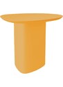 Žlutý lakovaný odkládací stolek RAGABA CELLS 50 x 50 cm