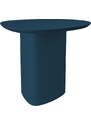 Petrolejově modrý lakovaný odkládací stolek RAGABA CELLS 50 x 50 cm