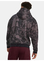 Under Armour Mikina Curry Acid Wash Hoodie-GRY - Pánské