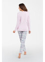 Italian Fashion Dámské pyžamo Glamour růžové s nápisem