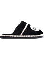 Black women's slippers with Fur Shelvt