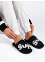 Women's slippers Shelvt warm black
