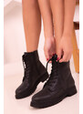 Soho Women's Black Boots & Booties 18368