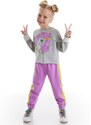 Denokids Unicorn Lilac Girl Child Tracksuit Set