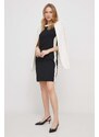 Šaty Dkny černá barva, mini, DD3K1450