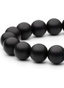 Gaura Pearls Unisex korálkový náramek Aldo - 10 mm onyx, tyrkys