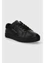 Kožené sneakers boty Calvin Klein Jeans CLASSIC CUPSOLE LOW ML LTH černá barva, YM0YM00864