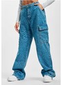 DEF Cargo Pants Denim světle modrý denim