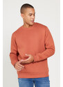 AC&Co / Altınyıldız Classics Men's Light Brown Standard Fit Normal Cut Fleece 3 Thread Crew Neck Sweatshirt