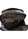 Hnědá pánská broušená kožená taška Mercucio L250854