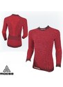 JUNIOR TEE LSL sportovní funkční prádlo Moose XS/S červená