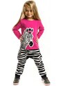 Dívčí set Denokids CFF-20S1-407/Pink, Black, White